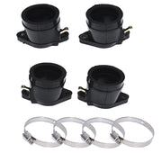 DURAFORCE 4Pcs Motorcycle Carburetor Intake Manifold Boot Joint for YAMAHA YZF600R 95-07