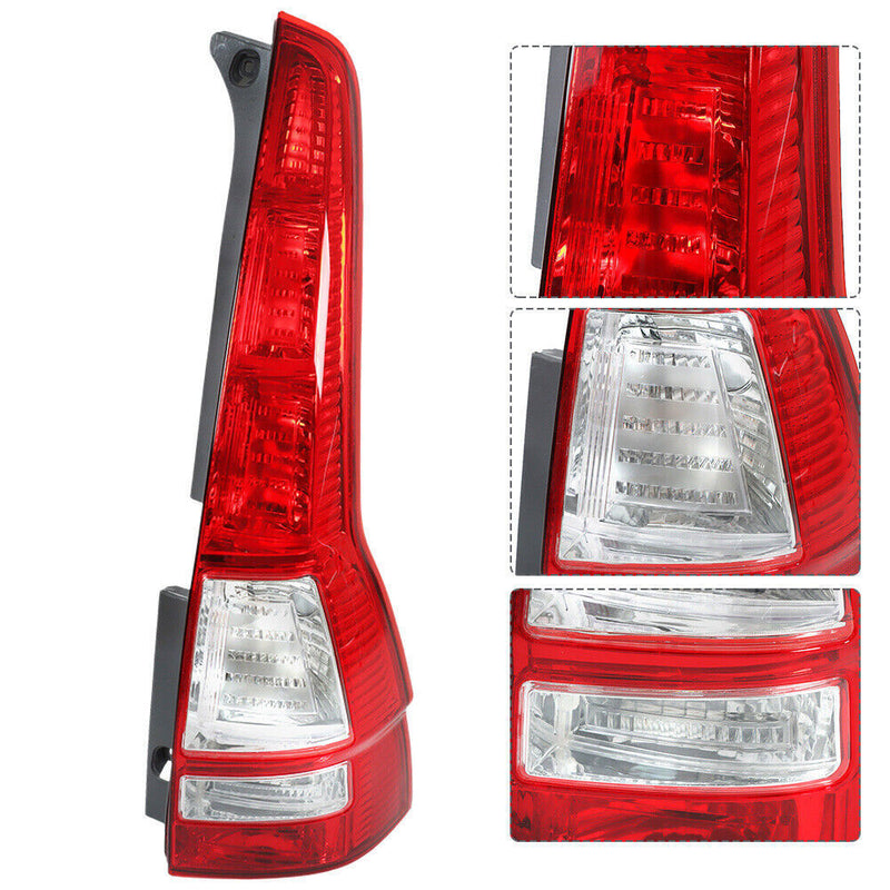 DURAFORCE Passenger Right Side Tail Light For 2007-2011 Honda CR-V CRV Rear Clear