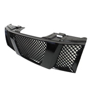 DURAFORCE Front Grill For 2005-2008 Nissan Navara Frontier D40 Gloss Black Grill