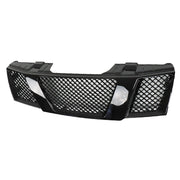 DURAFORCE Front Grill For 2005-2008 Nissan Navara Frontier D40 Gloss Black Grill