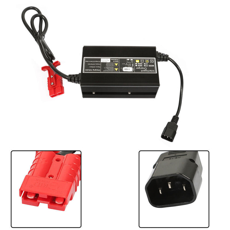 DURAFORCE 24V Floor Scrubber Battery Charger with SB50 Style RED Connector 10 Amp - 1.1m