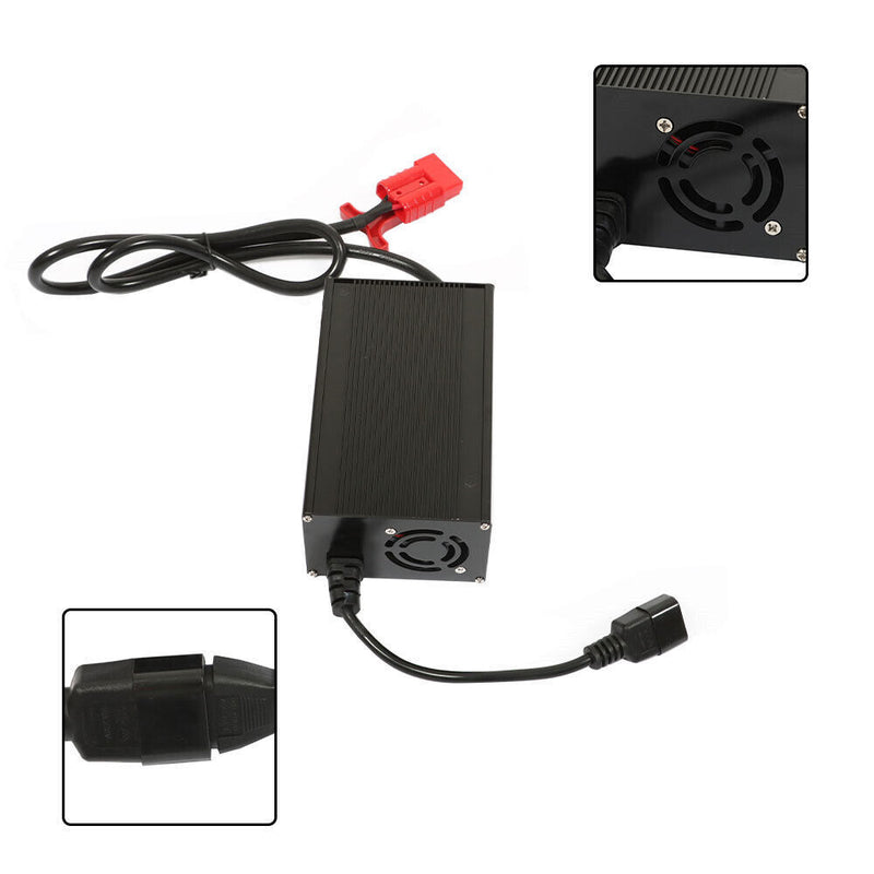 DURAFORCE 24V Floor Scrubber Battery Charger with SB50 Style RED Connector 10 Amp - 1.1m