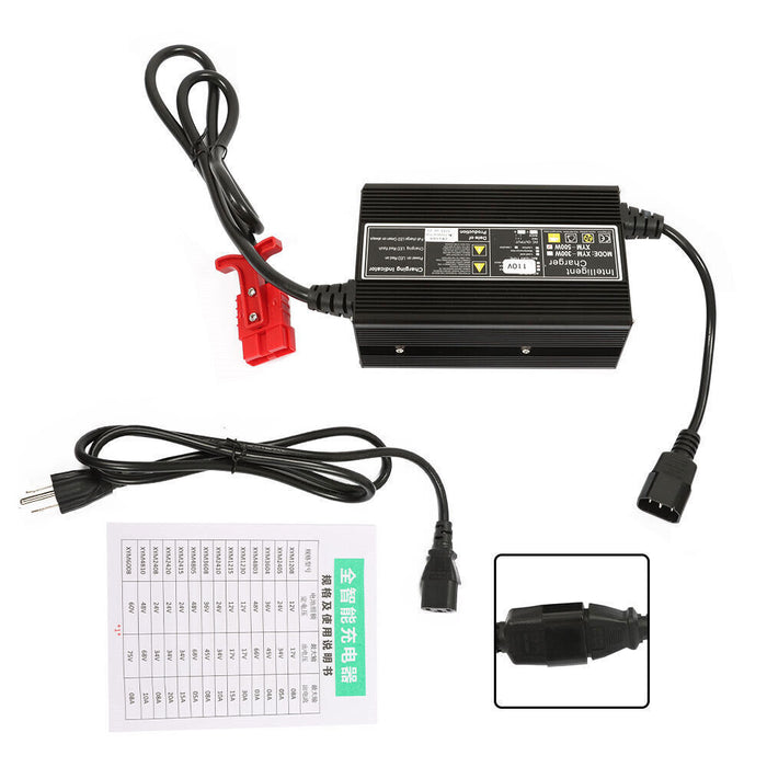 DURAFORCE 24V Floor Scrubber Battery Charger with SB50 Style RED Connector 10 Amp - 1.1m