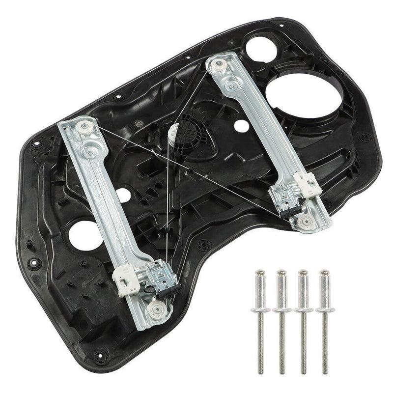 DURAFORCE Front Left Power Window Regulator For 2012-2016 Hyundai Elantra w/ Motor