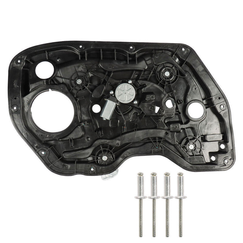 DURAFORCE Front Left Power Window Regulator For 2012-2016 Hyundai Elantra w/ Motor