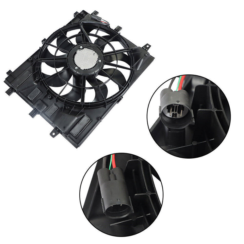 DURAFORCE Radiator Cooling Fan For 2020-2022 Chevy Equinox GMC Terrain 1.5L 2.0L