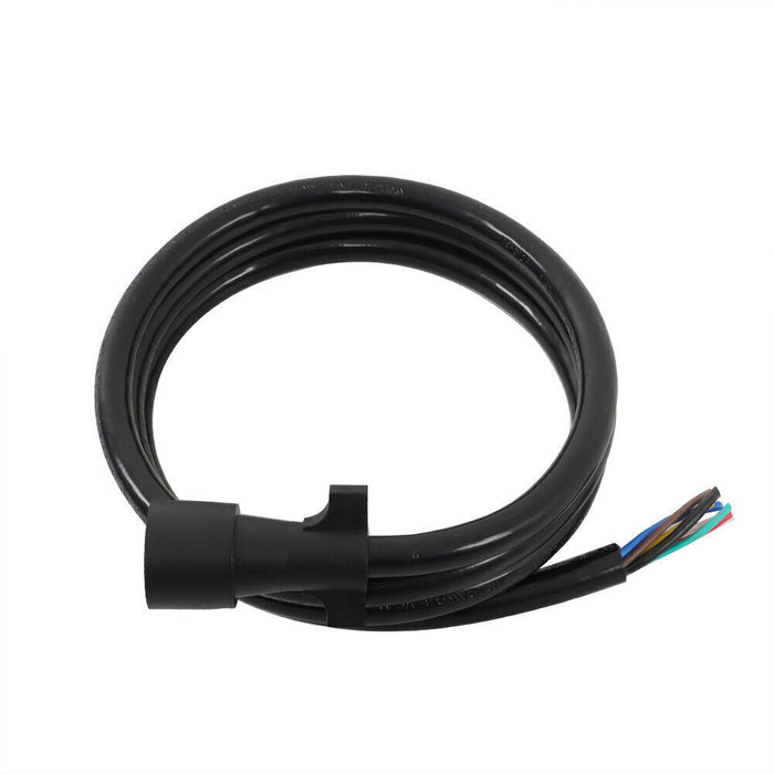 DURAFORCE 7-Pin Trailer Plug Cord Wire Cable 7 ft 7 Prong Trailer Light Wiring Connector