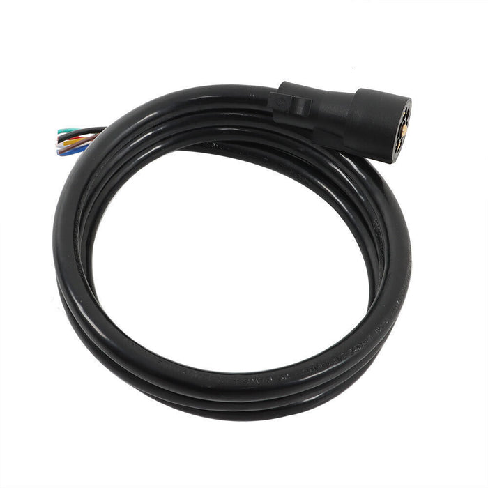 DURAFORCE 7-Pin Trailer Plug Cord Wire Cable 7 ft 7 Prong Trailer Light Wiring Connector