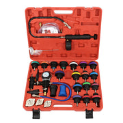 DURAFORCE 28pcs Radiator Pressure Tester & Cooling System Vacuum Type Purge Kit