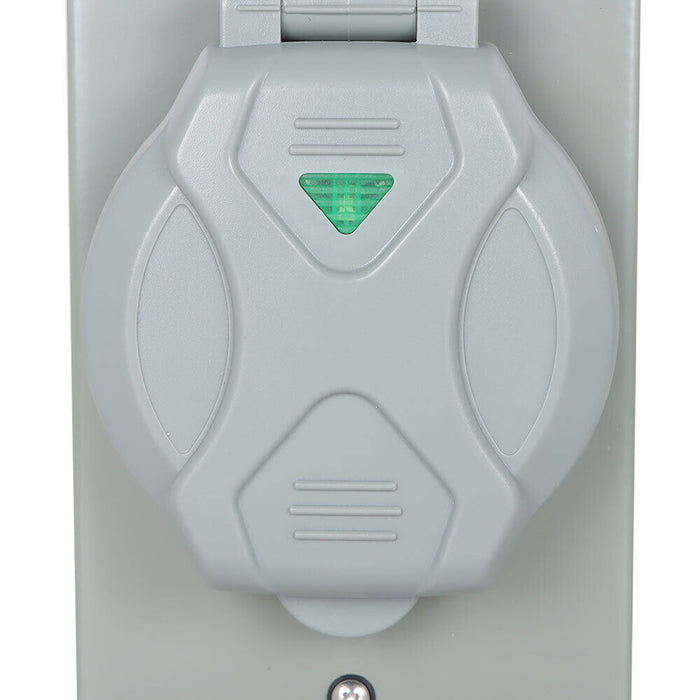 DURAFORCE 50Amp 3 Prong Generator Power Inlet Box NEMA SS2-50P Weatherproof 250V