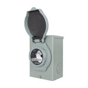 DURAFORCE 50Amp 3 Prong Generator Power Inlet Box NEMA SS2-50P Weatherproof 250V