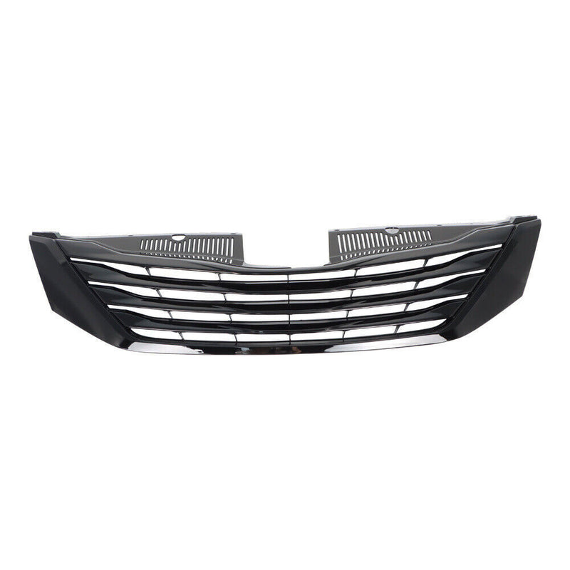 DURAFORCE Front Upper Grille For 2011-2017 Toyota Sienna Gloss Black TO1200332