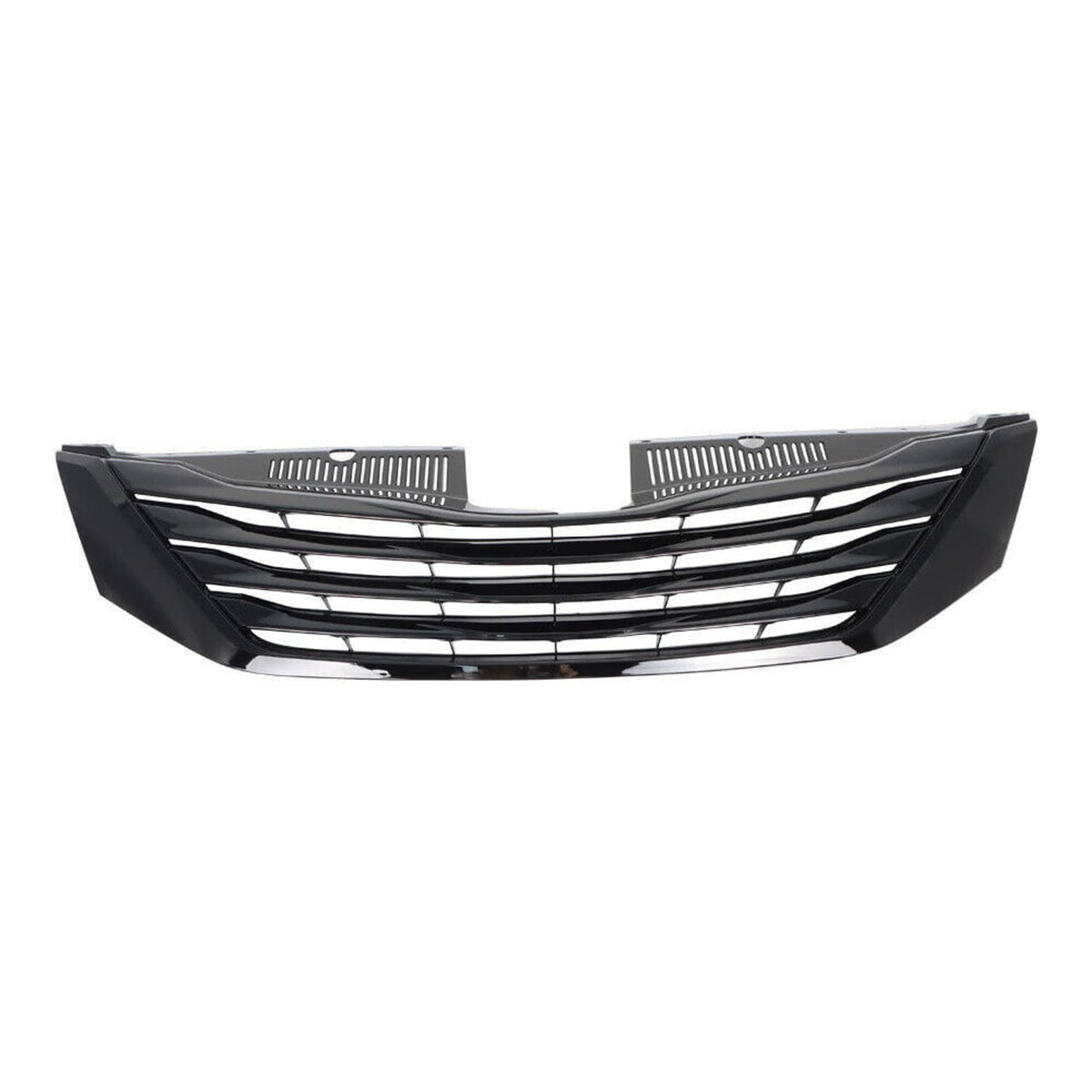 Front Upper Grille For 2011-2017 Toyota Sienna Gloss Black TO1200332 ...