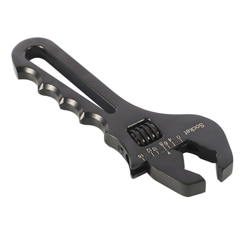 DURAFORCE 3AN-16AN Adjustable Wrench Black Aluminum Tool For Hose End Fitting