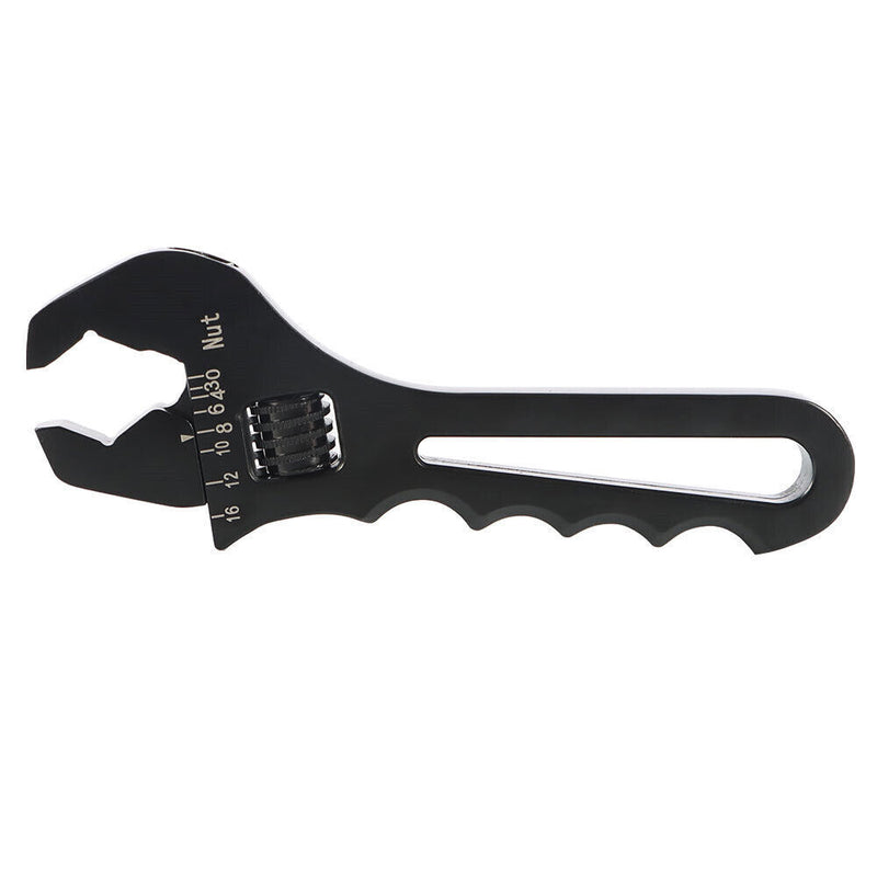 DURAFORCE 3AN-16AN Adjustable Wrench Black Aluminum Tool For Hose End Fitting