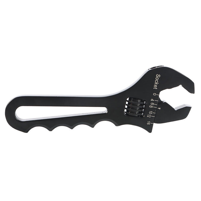 DURAFORCE 3AN-16AN Adjustable Wrench Black Aluminum Tool For Hose End Fitting