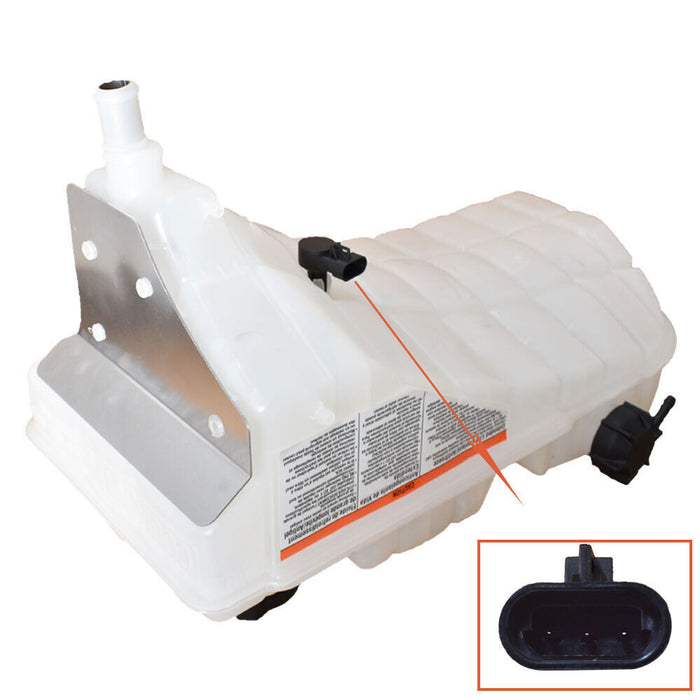 DURAFORCE Coolant Reservoir Tank w/Cap For 08-15 Kenworth T660 T800 Peterbilt 365