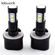 DURAFORCE 2x 880 899 100W 6000K White LED Projector Fog Lights Bulbs High Power