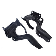 DURAFORCE Hood Hinge Right & Left Pair Set Black For 2014 - 2019 Nissan Rogue