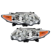 DURAFORCE Left&Right Headlights For 2011-2013 Toyota Corolla Headlamps Replacement