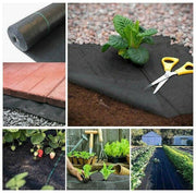 DURAFORCE Weed Cover 6×300FT PE Woven Ground Cover Landscape Fabric 3.2-Ounce Weed Barrier