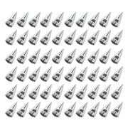 DURAFORCE For Semi Truck Wheel Axle Covers Spiked Chrome Hub Cover Kit 33mm Front & Rear