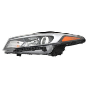 DURAFORCE Left Headlight Fit For 2017-2018 Kia Forte Forte5 Black Halogen W/o LED