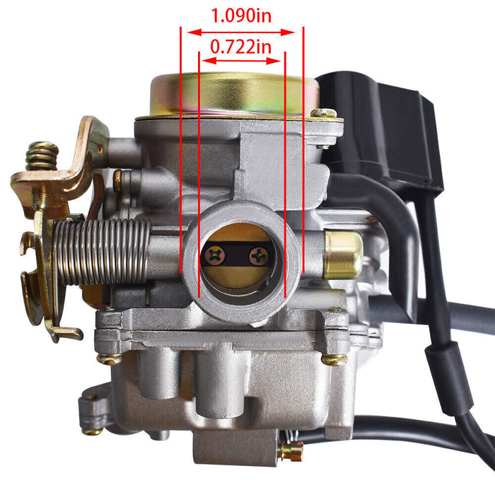 DURAFORCE GY6 50cc 100cc 19mm Big Bore Carb Carburetor 139QMB 139QMA Scooter Moped ATV