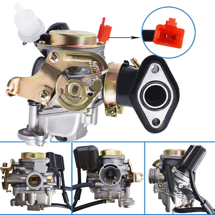 DURAFORCE GY6 50cc 100cc 19mm Big Bore Carb Carburetor 139QMB 139QMA Scooter Moped ATV