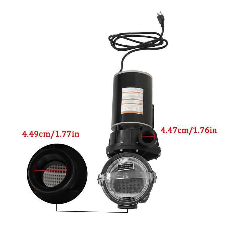 DURAFORCE For Hayward W3SP1580X15 Power Above Ground Swimming Pool Pump 1.5HP With 3' Cord