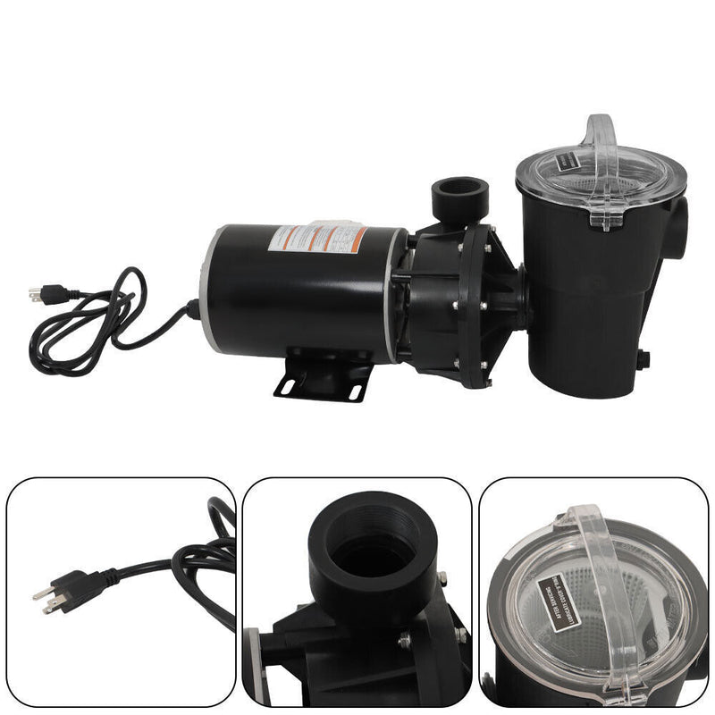 DURAFORCE For Hayward W3SP1580X15 Power Above Ground Swimming Pool Pump 1.5HP With 3' Cord