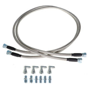 DURAFORCE 52" Length SS Braided Transmission Cooler Hoses For TH350 700R4 TH400