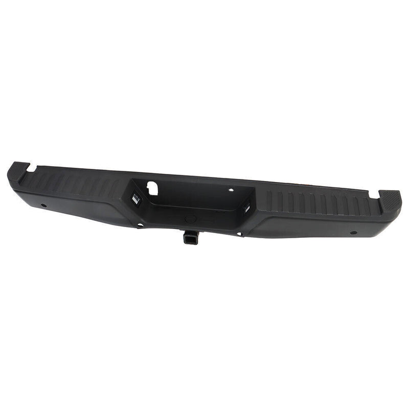 DURAFORCE Rear Step Bumper Assembly For 2015-2020 Ford F-150 Black W/ Park & Tow