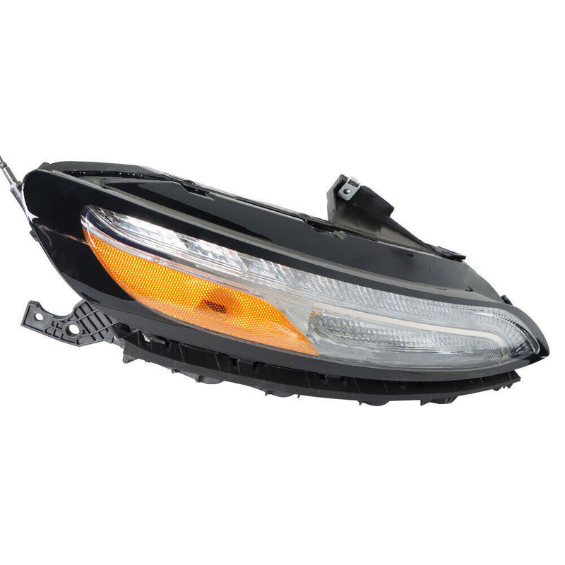 DURAFORCE Right Side Headlight For 2014-18 Jeep Cherokee Halogen W/DRL And Ballast