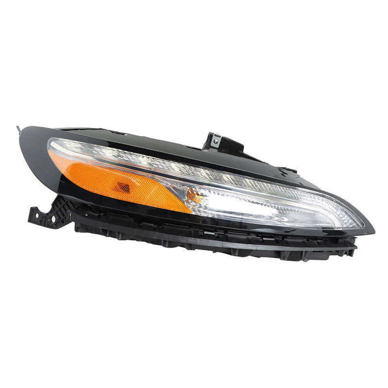 DURAFORCE Right Side Headlight For 2014-18 Jeep Cherokee Halogen W/DRL And Ballast