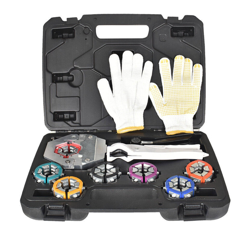 DURAFORCE With 7 Dies Hydraulic Clamp A/C Set IG-71500 Crimping Tool A/C Hose Crimper New