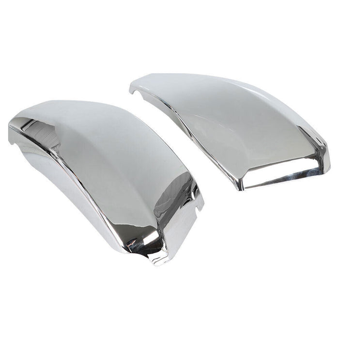 DURAFORCE 2pcs Chrome Side Battery Cover For Honda VTX 1300 2003-2009 2006 2007 2008