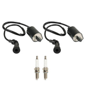 DURAFORCE 2 x Ignition Coil & Spark Plug For Suzuki S83 Intruder VL1500 VS1400 1987-2004