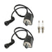 DURAFORCE 2 x Ignition Coil & Spark Plug For Suzuki S83 Intruder VL1500 VS1400 1987-2004