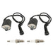 DURAFORCE 2 x Ignition Coil & Spark Plug For Suzuki S83 Intruder VL1500 VS1400 1987-2004