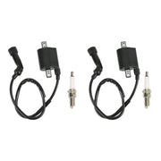 DURAFORCE 2 x Ignition Coil & Spark Plug For Suzuki S83 Intruder VL1500 VS1400 1987-2004