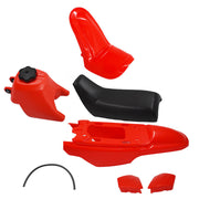 DURAFORCE For Yamaha PW50 PY50 Red Plastic Fender Body Seat Gas Tank Kit