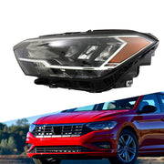 DURAFORCE Left+Right Headlight For 2019-2023 Volkswagen Jetta Non-Projector LED