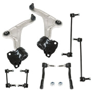 DURAFORCE Front Lower Control Arms + Tierods Sway Bars For 2013-2016 Ford Fusion