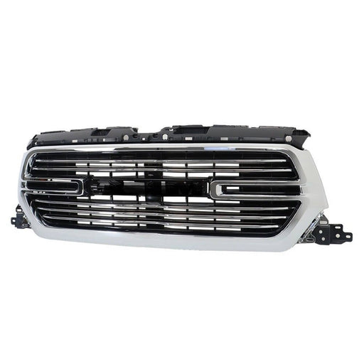 DURAFORCE Front Bumper Chrome Grille For 2019 2020 2021 2022 Dodge Ram 1500