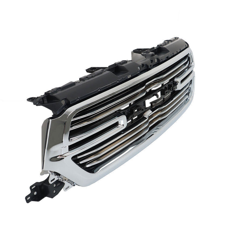 DURAFORCE Front Bumper Chrome Grille For 2019 2020 2021 2022 Dodge Ram 1500