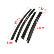 DURAFORCE Window Visor For 2013-2018 Nissan Altima Sun Wind Deflector Rain Shade