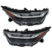 DURAFORCE Left+Right Headlight For 2022-2023 Toyota Rav4 Full LED Chrome Projector