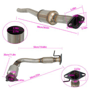 DURAFORCE Front Rear Pair Catalytic Converter For 2010-2014 Chevy Equinox 2.4L l4