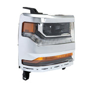 DURAFORCE Right Headlight For 2016-2018 Chevy Silverado 1500 HID Chrome Housing
